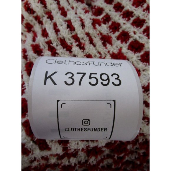 Pol Sweater Small White Open Cardigan Plaid Breathable Duster Preppy - Picture 10 of 10